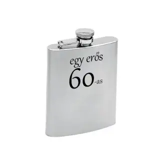 Fém laposüveg - 60. Születésnapra