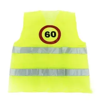 Láthatósági mellény - 60. szülinap