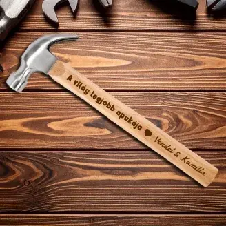 A világ legjobb apukája - egyedi kalapács