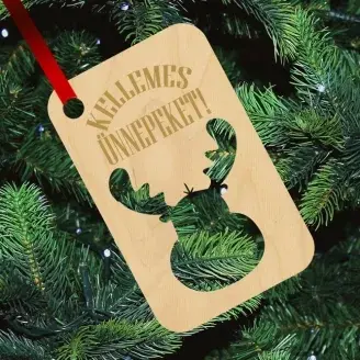 Ajándék kísérő kártya - Rudolf