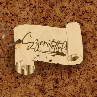 Ajándék kísérő kártya - Szeretettel