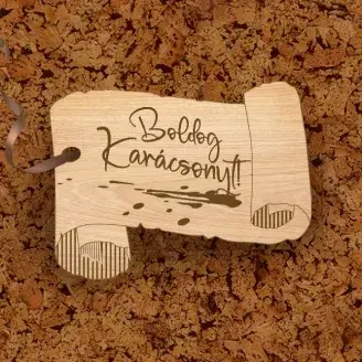 Ajándék kísérő kártya - Boldog karácsonyt