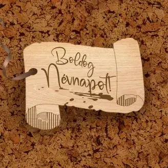 Ajándék kísérő kártya - Boldog névnapot