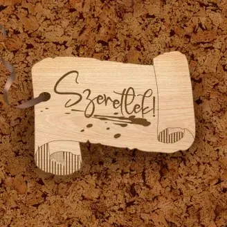 Ajándék kísérő kártya - Szeretlek