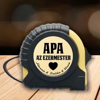 Apa az ezermester mérőszalag