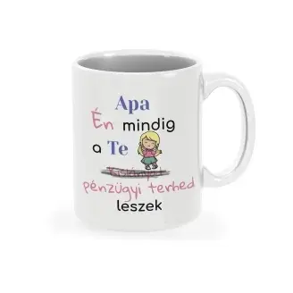 Bögre - Apa pénzügyi terhe