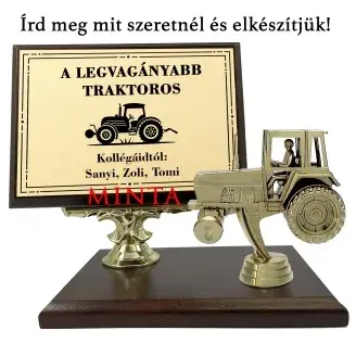 Asztali fa plakett - Gazdáknak