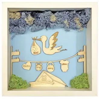 Zuzmó kép - Babaköszöntő - fiú