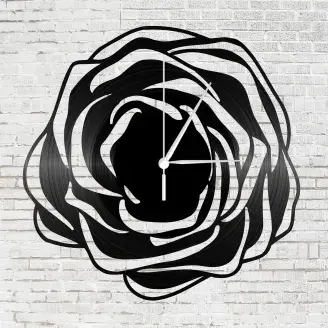 Rózsa bakelit falióra