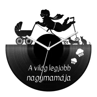 A világ legjobb nagymamája bakelit óra