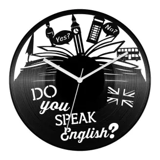 Angol nyelvtanár bakelit óra