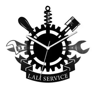 Autószerelő bakelit óra