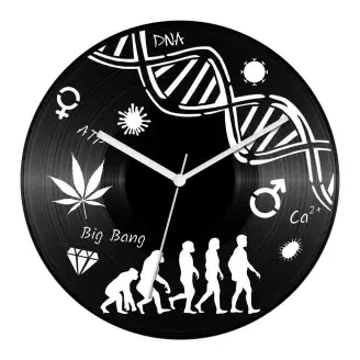 Biológia tanár bakelit óra