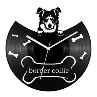 Border collie bakelit óra