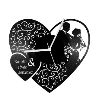 Esküvő 1 bakelit óra