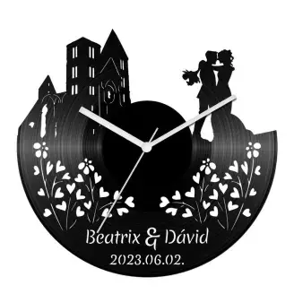 Esküvő 14 bakelit óra