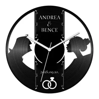 Esküvő 6 bakelit óra