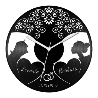 Esküvő 7 bakelit óra