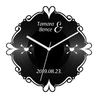 Esküvő 8 bakelit óra