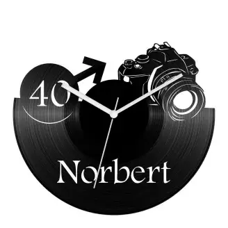 Férfi neves bakelit óra fotósoknak