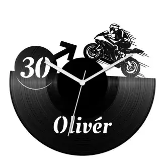 Férfi neves bakelit óra motorosoknak