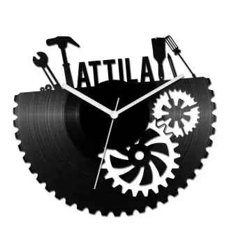 Férfi neves bakelit óra