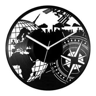 Földrajz tanár bakelit óra