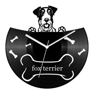 Fox terrier bakelit óra