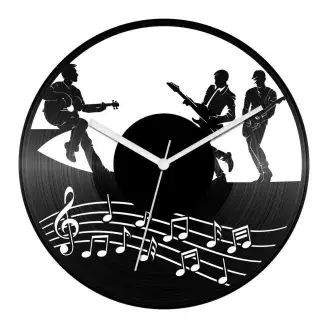 Gitár trió bakelit óra