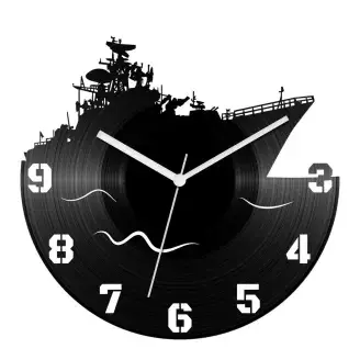 Hadihajó bakelit óra