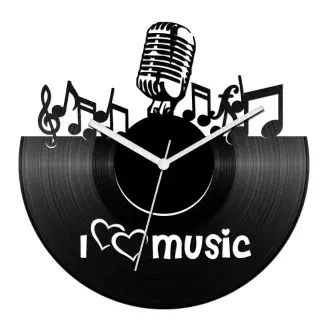 I love music bakelit óra