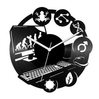 Biológia-informatika tanár bakelit óra