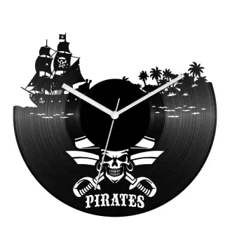 Kalózhajó bakelit óra