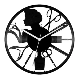 Körmös szalon bakelit óra