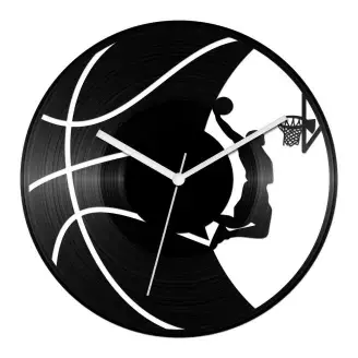 Kosárlabdás bakelit óra