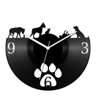 Kutyás bakelit óra