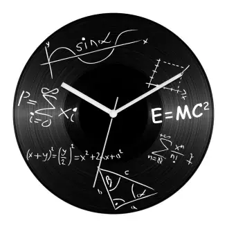 Matek tanár bakelit óra