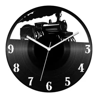 Megy a gőzös bakelit óra