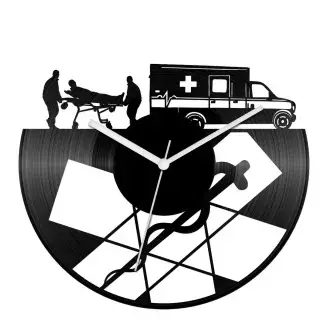 Mentősök bakelit óra