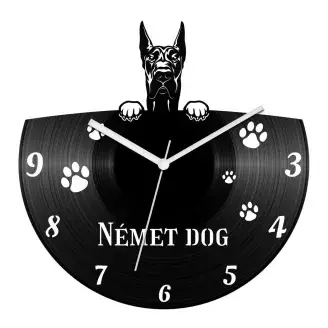Német dog bakelit óra