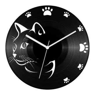 Okos cica bakelit óra