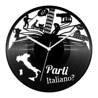 Olasz nyelvtanár bakelit óra