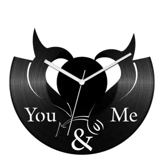 You and me bakelit óra