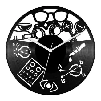 Szemész orvos bakelit óra