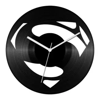 S betű bakelit óra