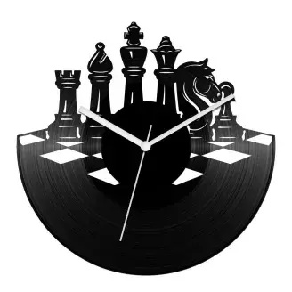 Sakktábla bakelit óra