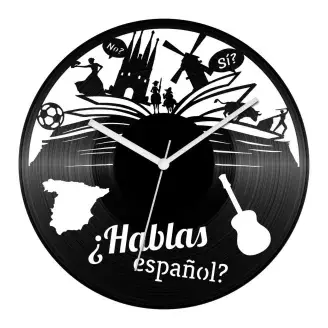 Spanyol nyelvtanár bakelit óra