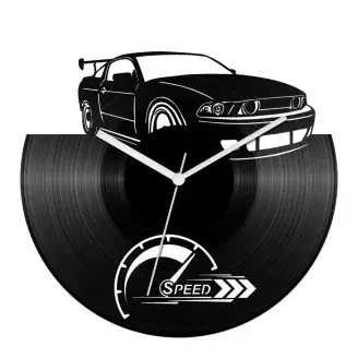 Sportautó - speed bakelit óra