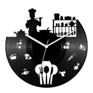 Szakács bakelit óra