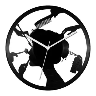 Szépségszalon bakelit óra